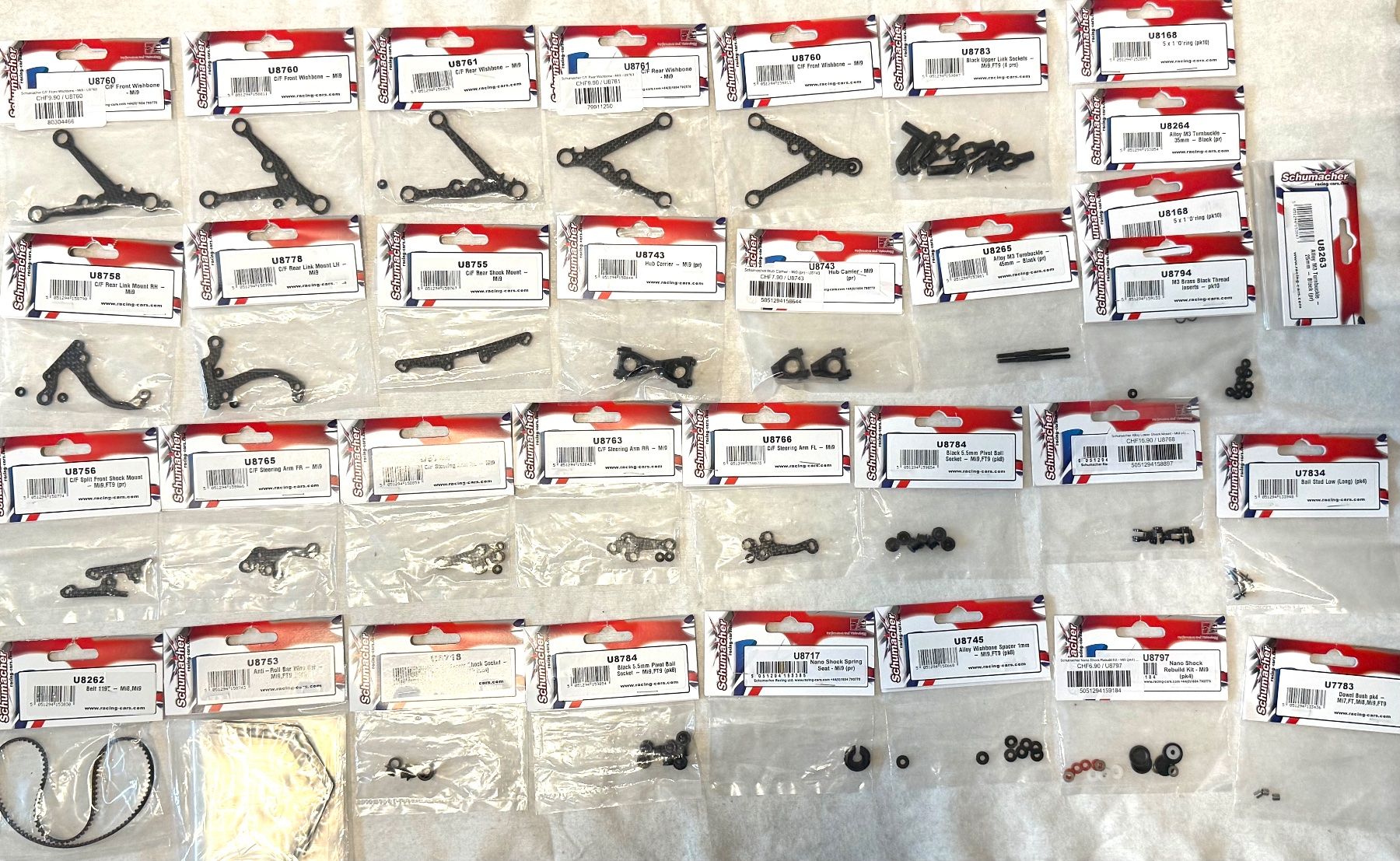 Modellismo RC: SET PIÈCES SCHUMACHER MI9  1/10 – Nuovo e nell'imballaggio originale da Yverdon-les-Bains venduto da Fijo-rc 3