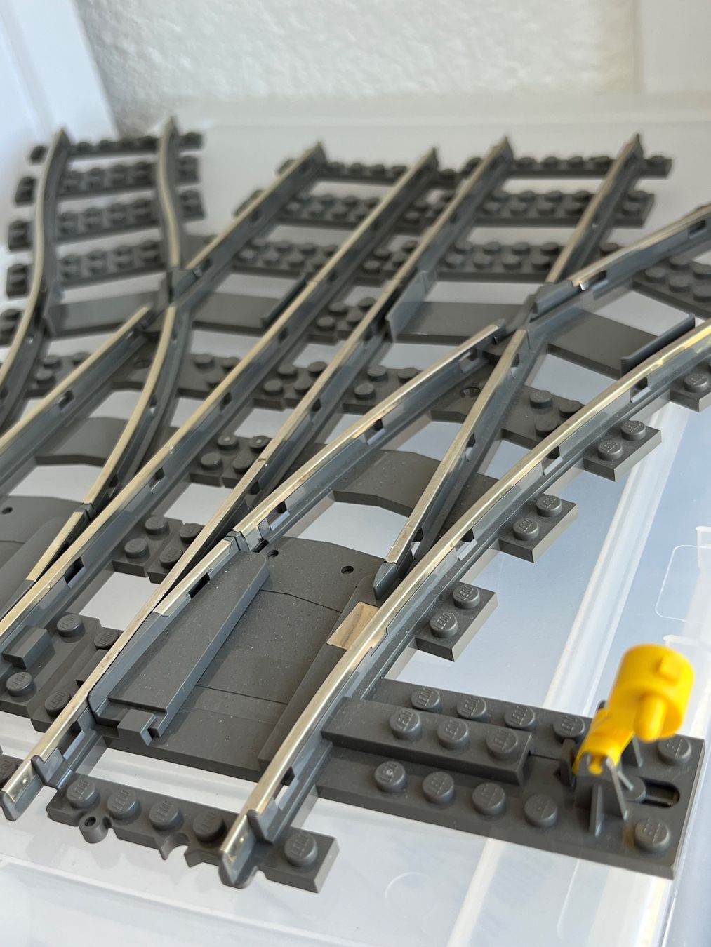 Lego Spielzeuge: LEGO System 9v Weichen Paar R+L – Gebraucht aus Uttigen von sonorsonic 2