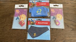 NICI Set mini Halstuch T-Shirt Anhänger Handy Schlüssel neu