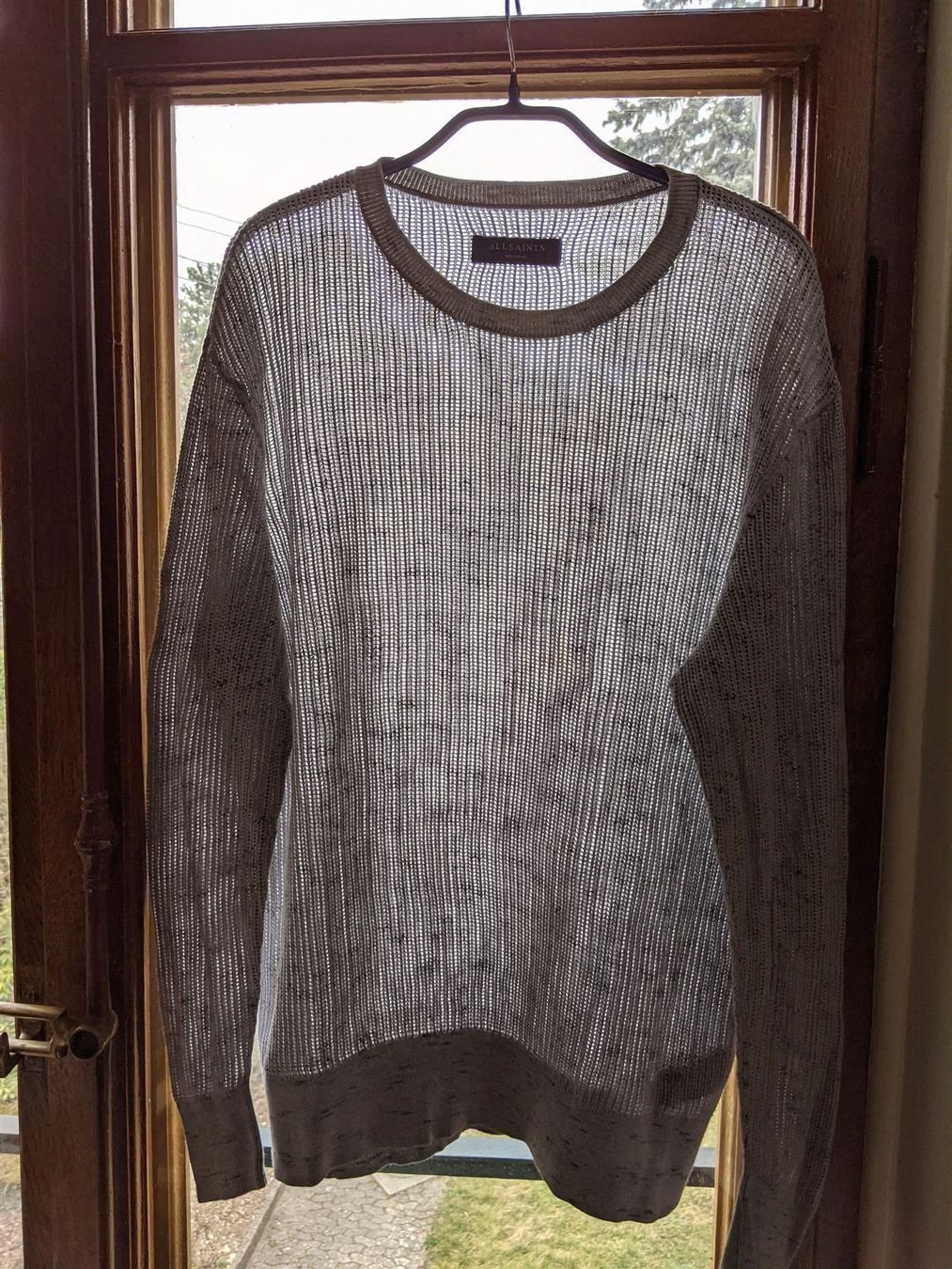 Allsaints Pullover & Sweatshirts: ALLSAINTS : Pull en tricot de coton gris clair M – Neu (gemäss Beschreibung) aus Petit-Lancy von lilycerise 5