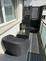 Gartenlounge (2x Sessel, 1x Tisch, 1x Bank)