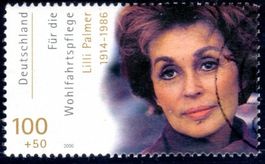 DEUTSCHLAND 2000 FÜR DIE WOHLFAHRTSPFLEGE LILLI PALMER -I146