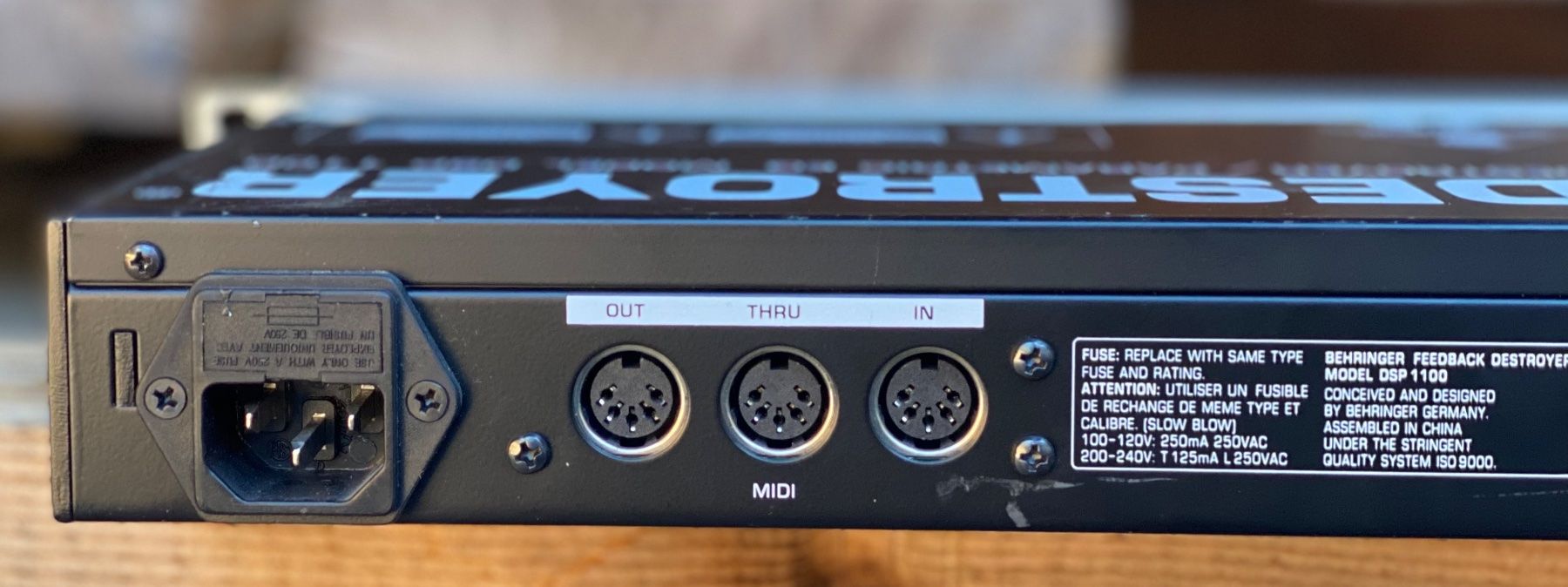 Behringer Equalizer: Behringer Feedback Destroyer DSP 1100 – Gebraucht aus Wirzweli von Kreonides 5