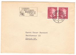 lettre de Zürich BPA A607 pour Zürich le 1.III.53