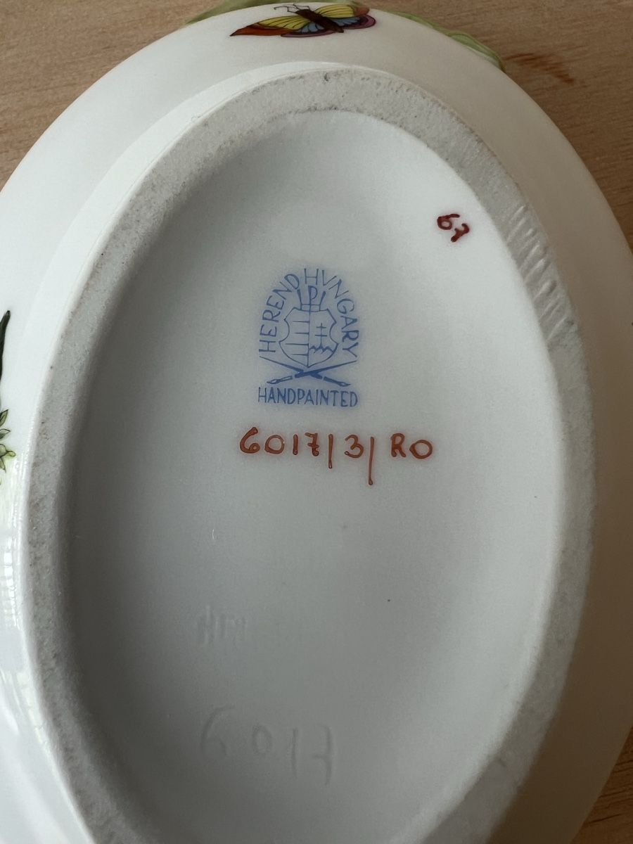 Herend Ciotole: Herend Porzellanschälchen  – Nuovo (secondo la descrizione) da Läufelfingen venduto da duftbild 4
