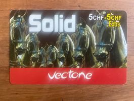 Prepaid Telefonkarte Vectone, Solid
