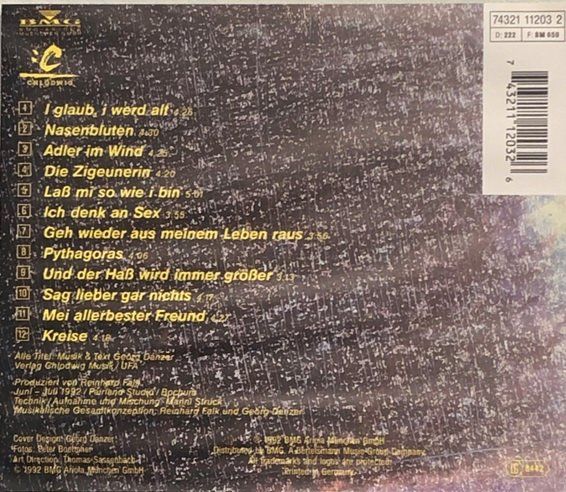 CD: Georg Danzer – Kreise – Usato da Grüningen venduto da azulgris 1