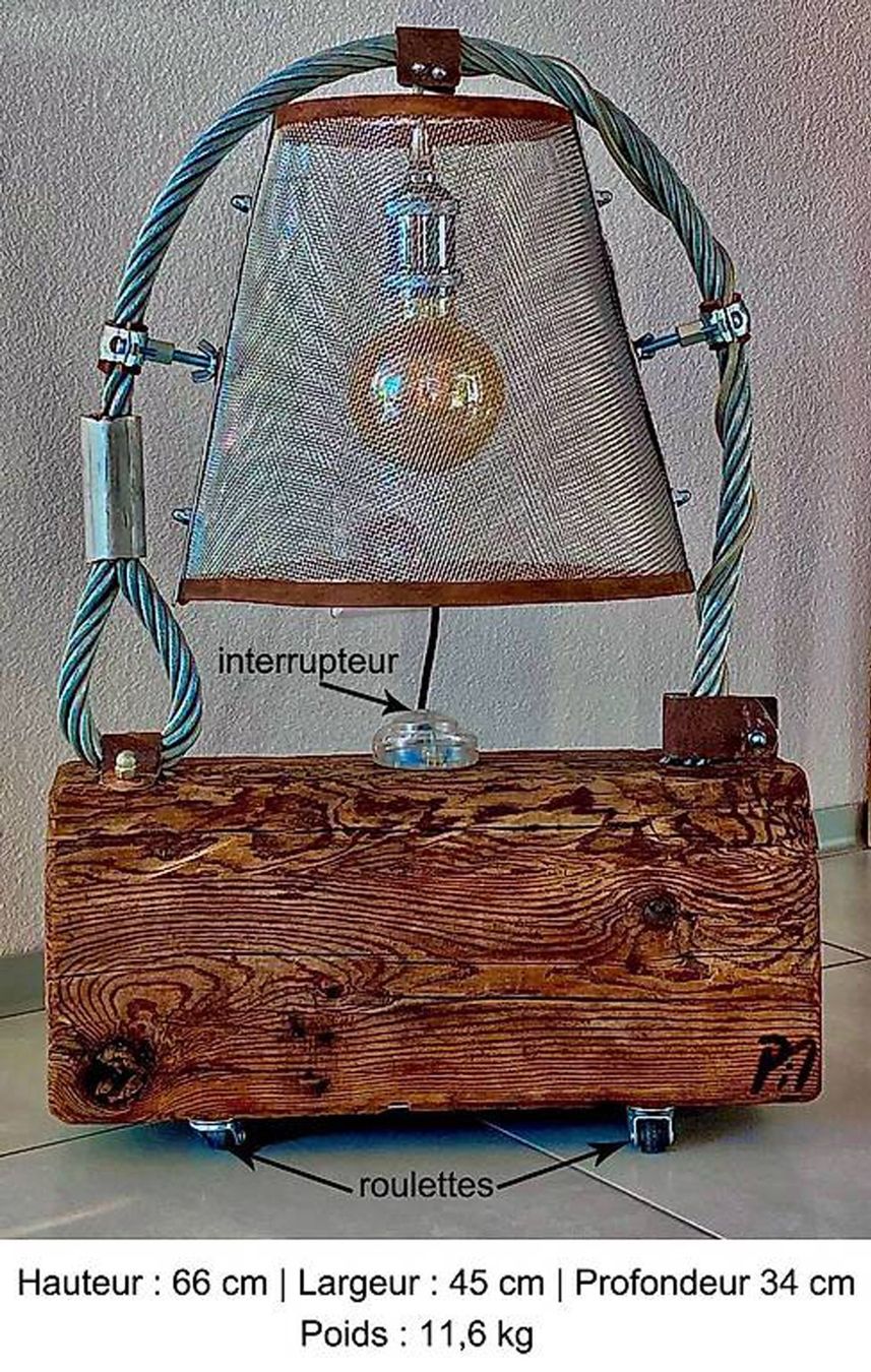 Lampen: Lampe sur roulettes PiM creative lights : pièce unique – Neu (gemäss Beschreibung) aus Sion von pie_2zs9