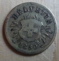 5 Rappen 1850, ss