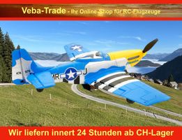 Volantex P-51D Mustang, Spannweite 40 cm, mit Gyro