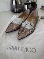 Glitzerballerinas Jimmy Choo 36.5 Silber/gold