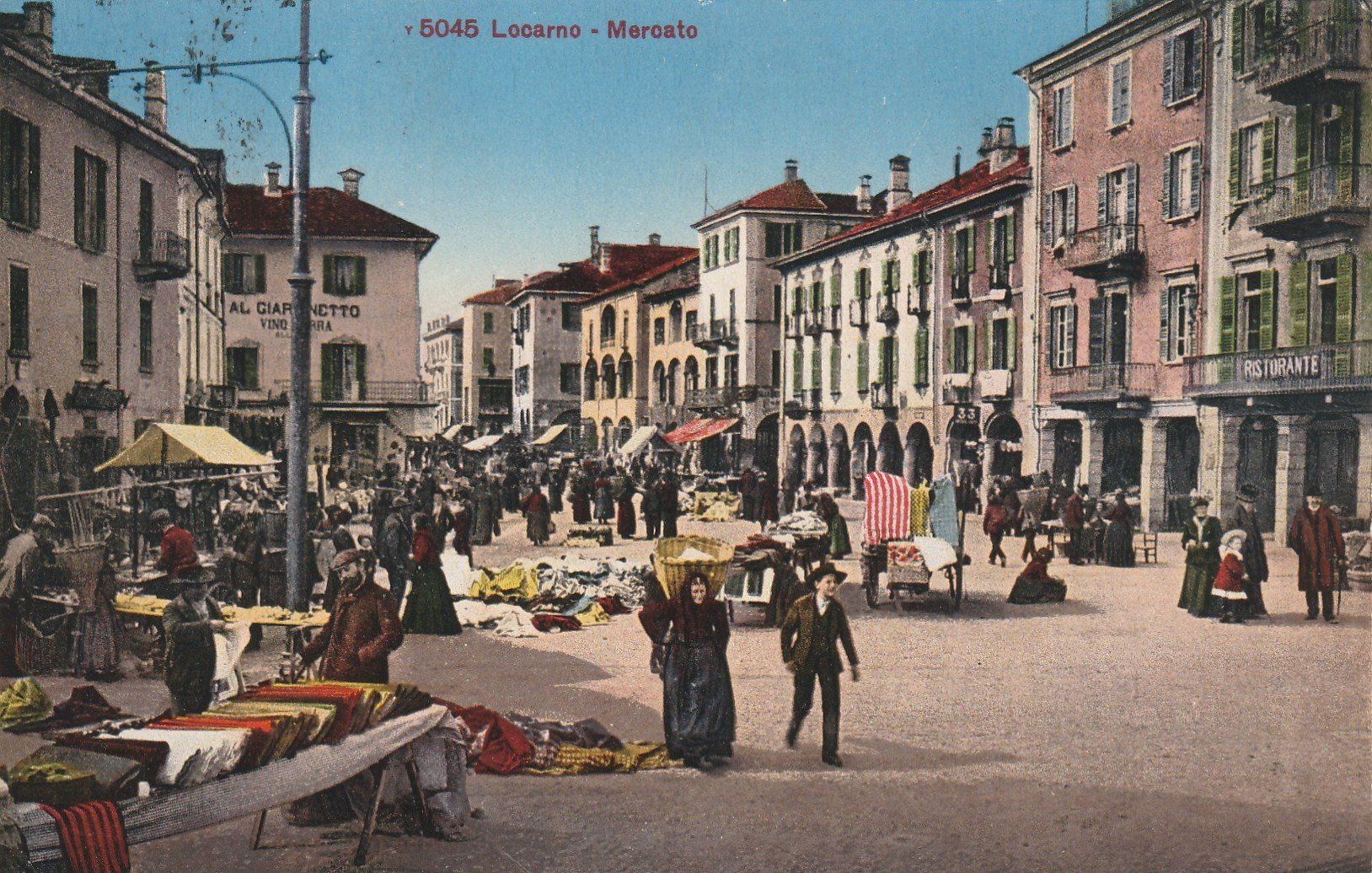 Cartoline postali: Locarno Mercato – Usato da Rorschacherberg venduto da fratovi2