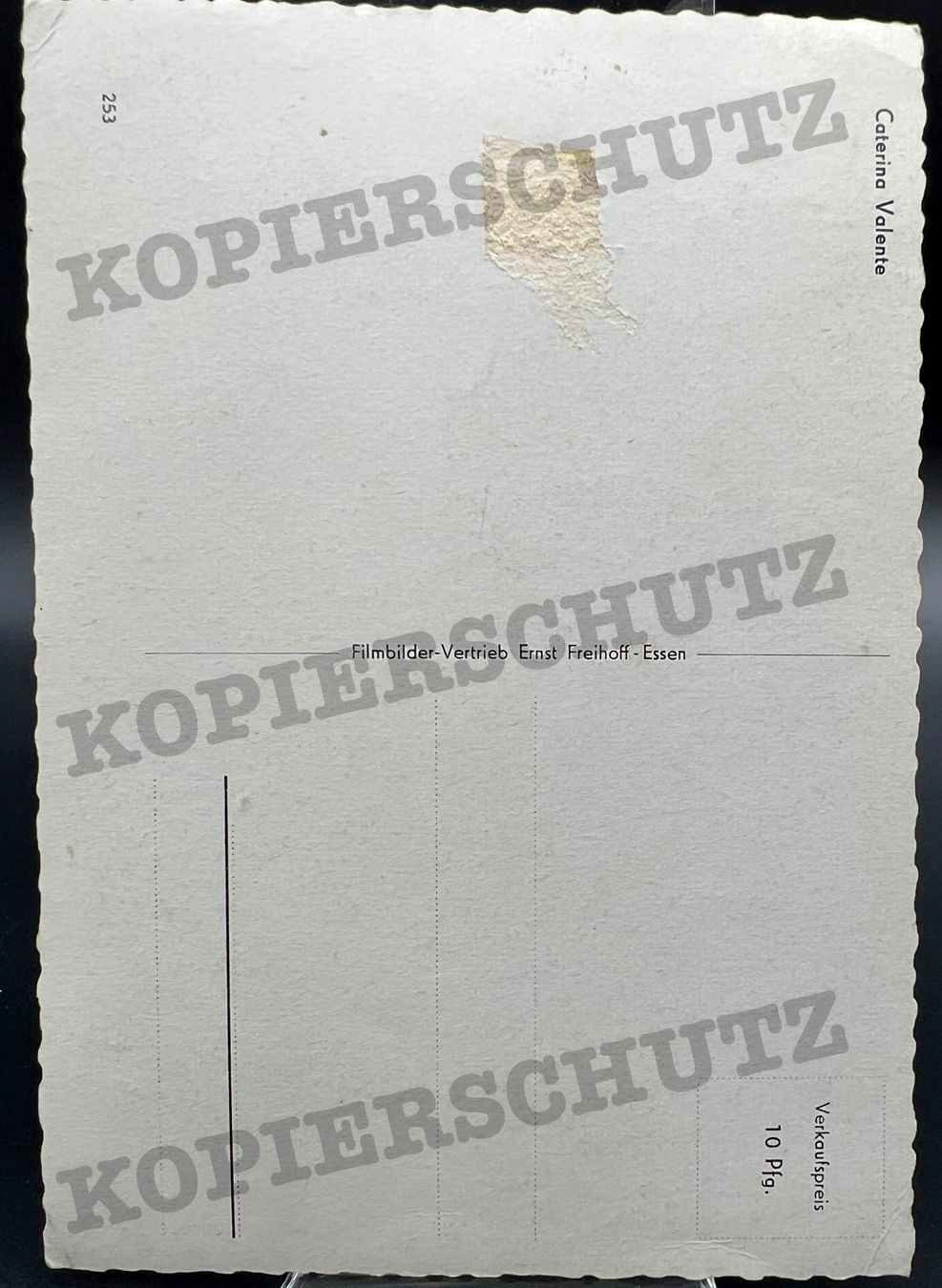 Autografi: Caterina Valente - Postkarte / Autogrammkarte – Usato da Häusernmoos venduto da platten-teller 1