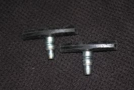 2x Fahrrad Bremsbeläge V-Break Bremsschuhe Bremsklöt 7cm