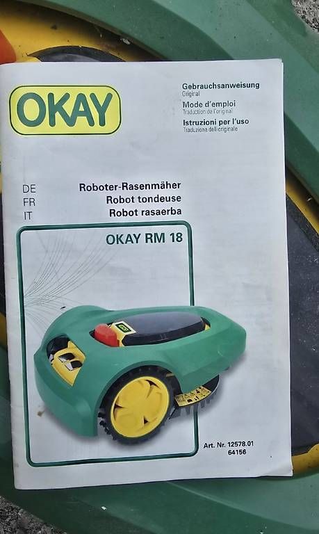 Rasenmäher: Okey Rasenrobi – Gebraucht aus Windisch von E.R.1966 1