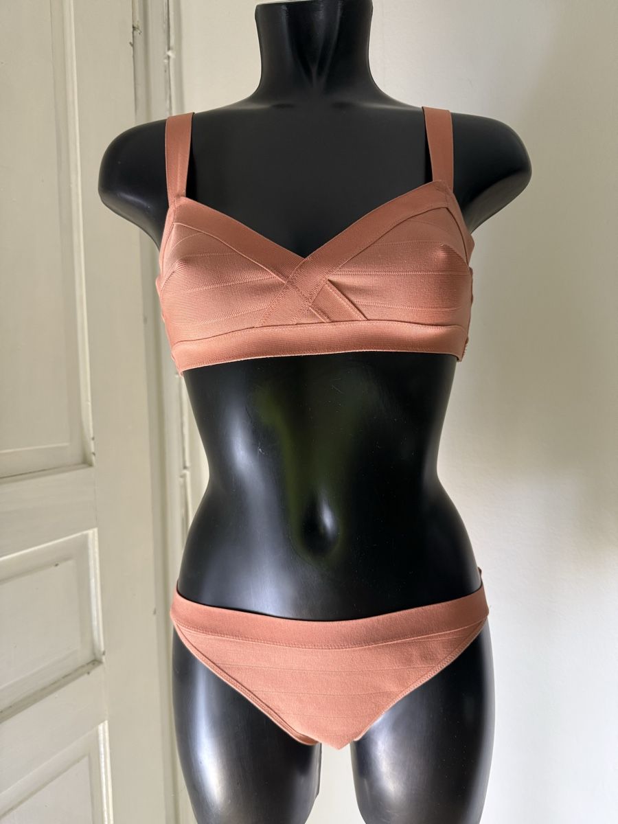 Costumi da bagno & Bikini: Bandage Bikini Set coral s – Usato da Baden venduto da agora_newgeneration 1