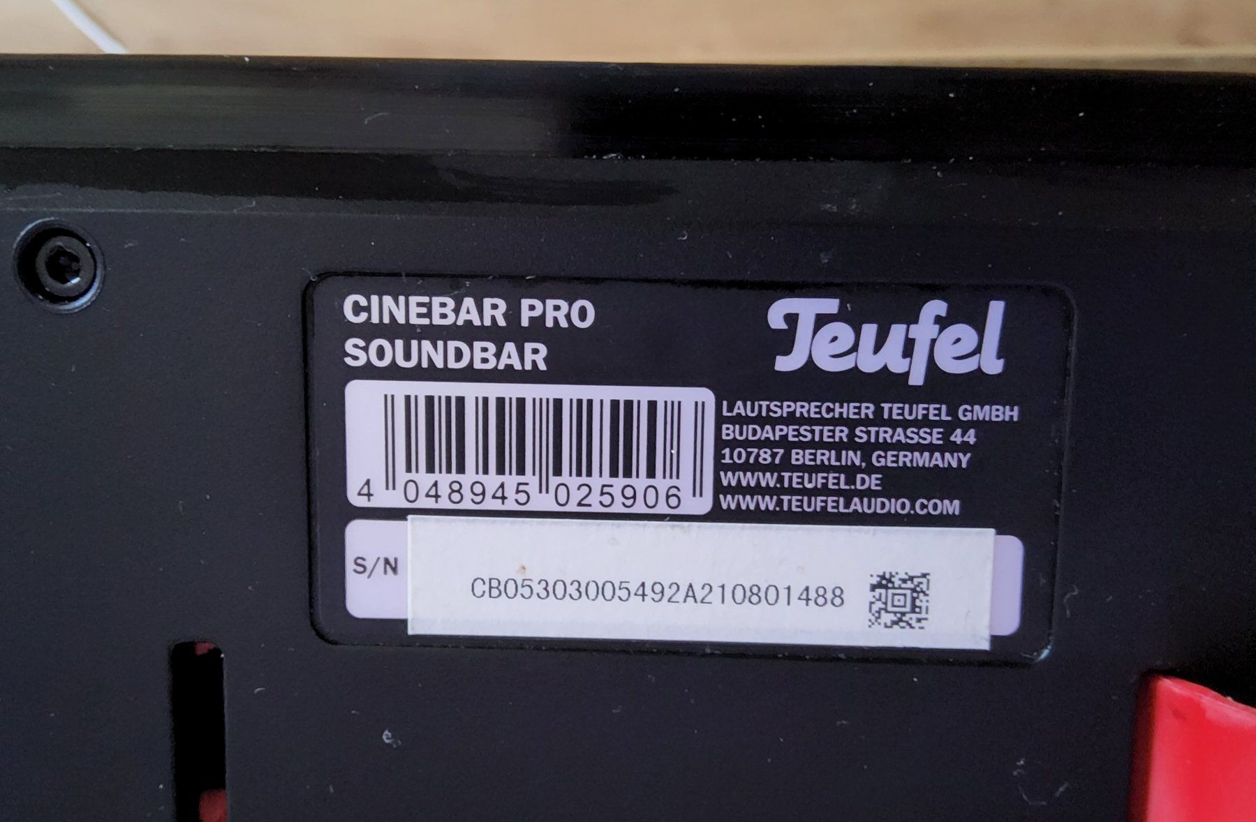 Teufel Home cinéma: Teufel Cinebar Pro – D'occasion à Oberdorf BL par mar_j9cp