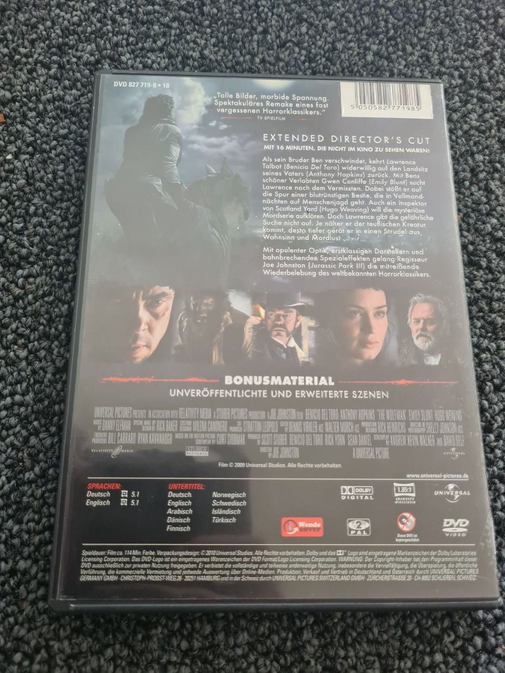 Tutti i DVDs: WOLFMAN (8154) – Usato da Ruswil venduto da Ruck.Zuck. 1