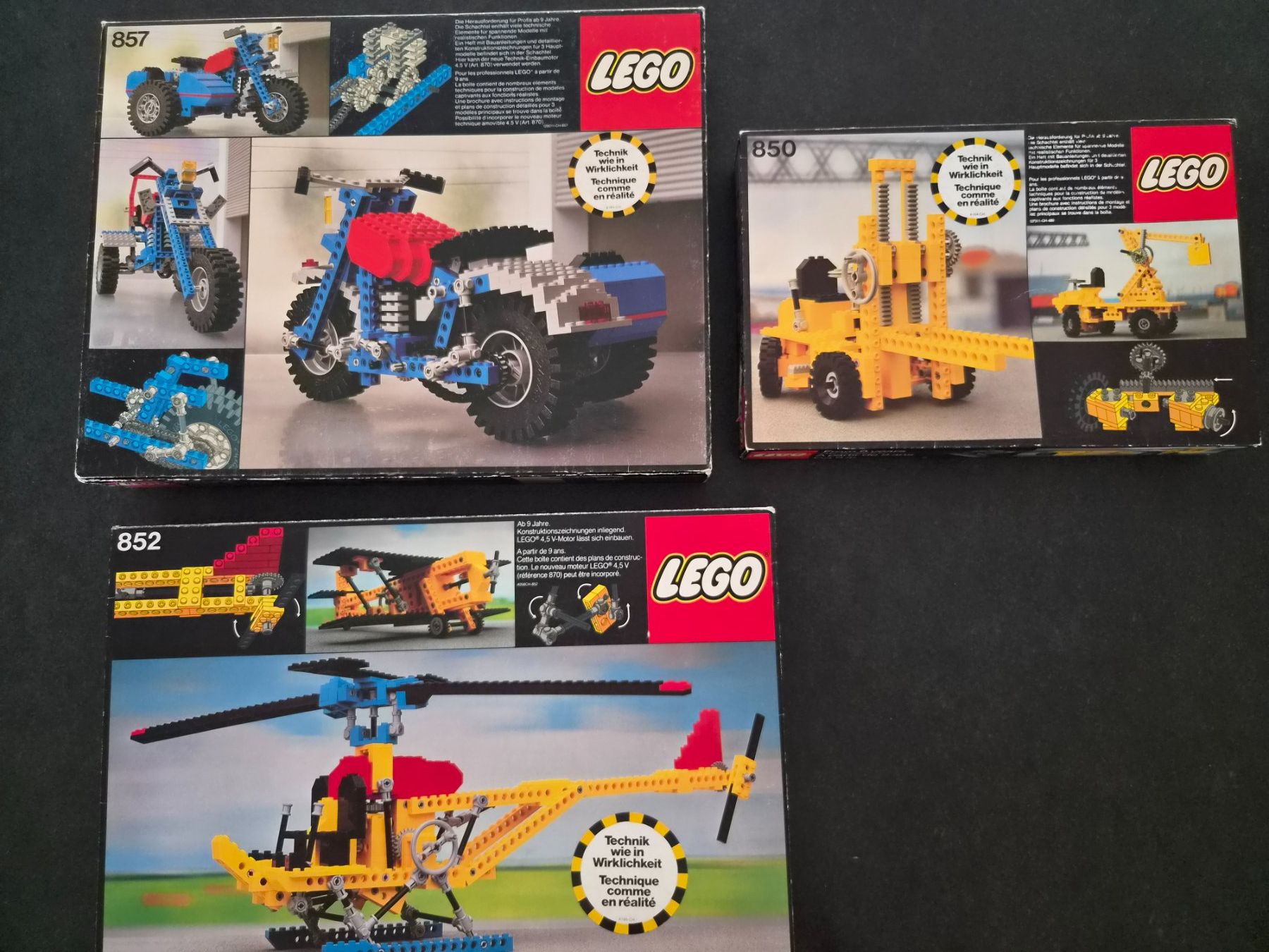 Lego Kit di costruzioni: 3 Schachteln Lego Technik – Usato da Niederhasli venduto da Vitznau