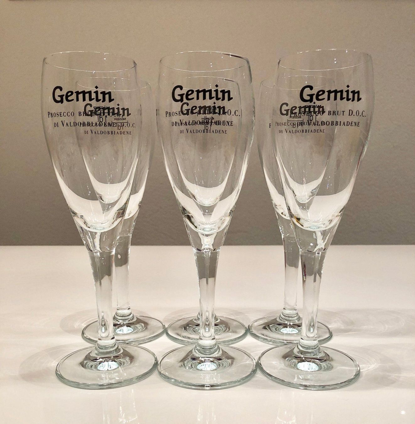 Bicchieri: 6er-Set GEMIN Prosecco-Gläser – Usato da Buchs SG venduto da Handyman77 1