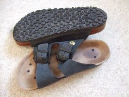 Sandalen wie Birkenstock Arizona 37 Schwarz ESD