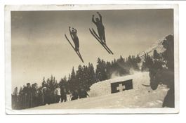 Engelberg (OW) Wintersport - Skispringen - Doppelsprung 1924