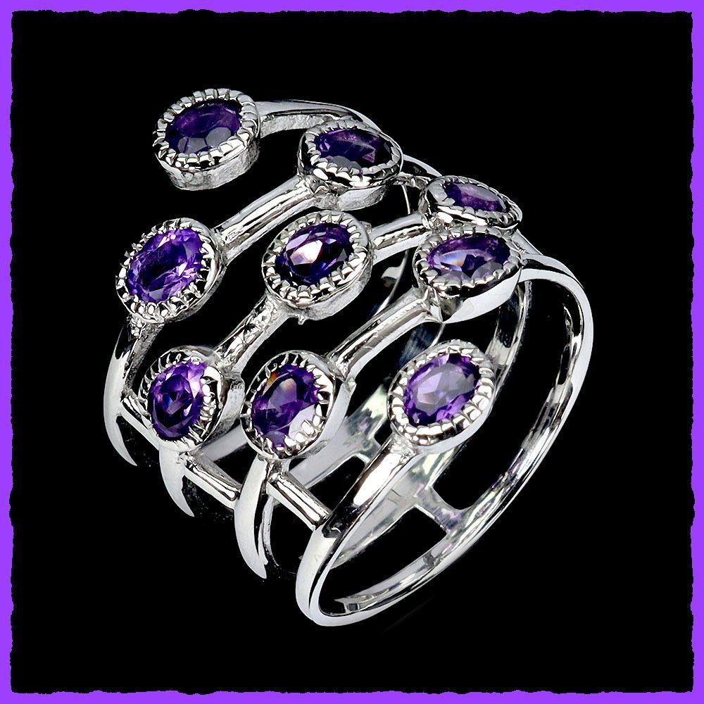 Anelli: AMETHYST, Amethyst Ring 925 Silber – Nuovo e nell'imballaggio originale da Oberglatt ZH venduto da Goldfee1