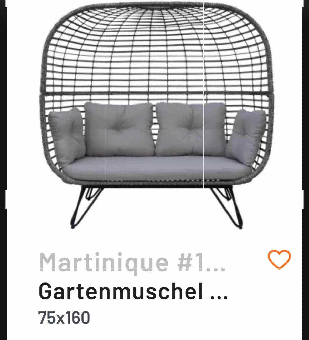 Divani: Gartenmuschel / Lounge – Usato da Kappel SO venduto da Skippi44 2