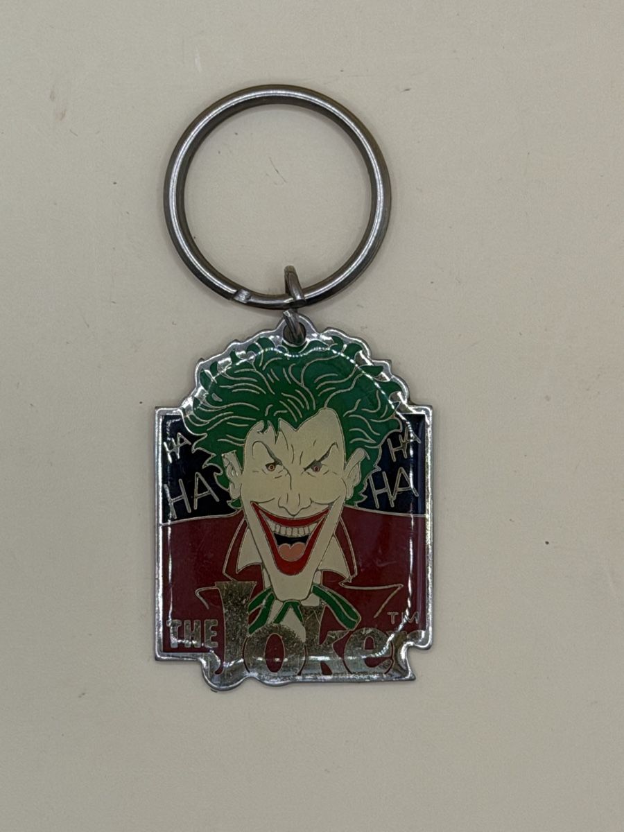 Portachiavi: Vintage Joker Batman 1989 DC Comics Keychain – Usato da Genève venduto da sho_67qj