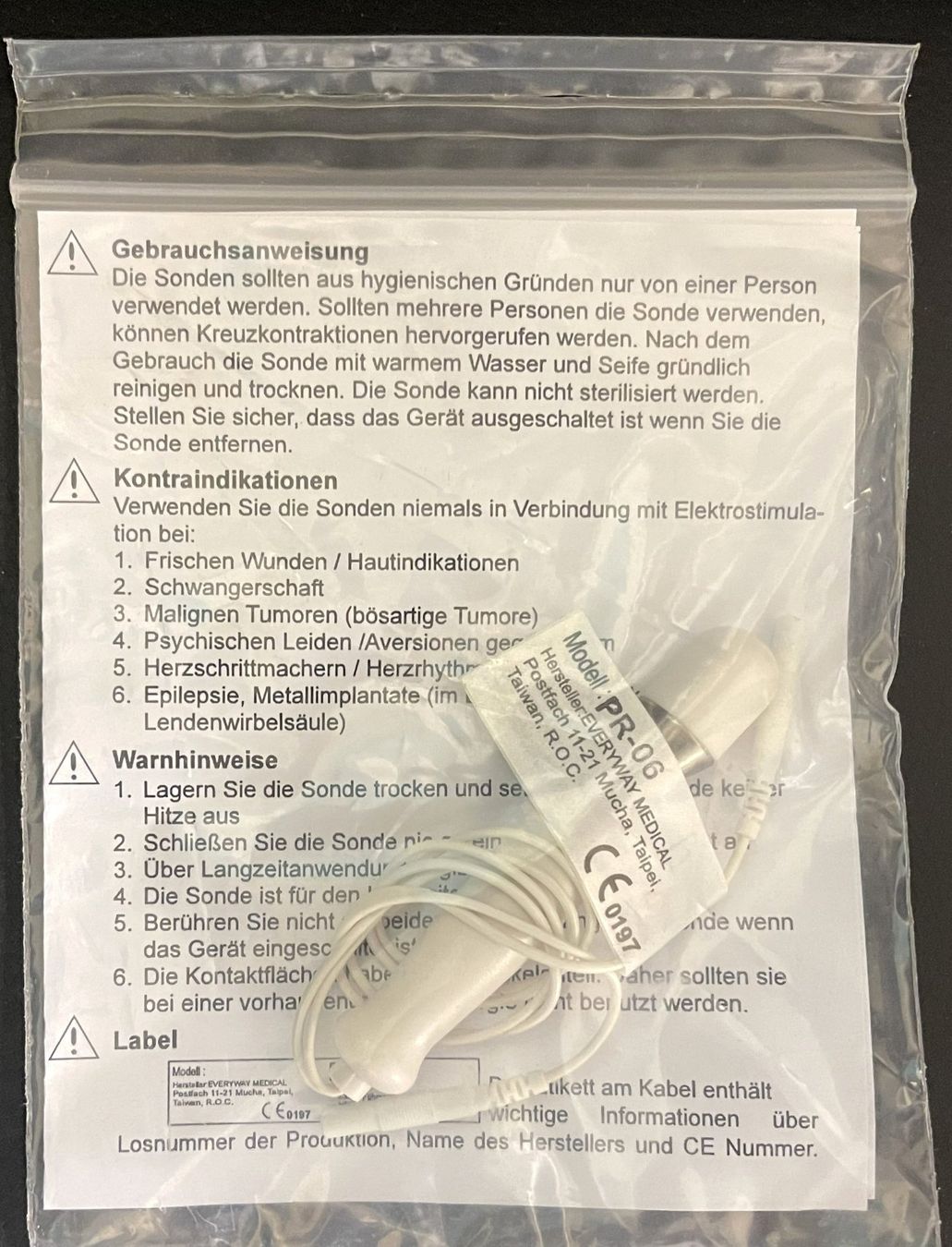 Dispositivi per massaggi: Sonde -  PR-06A – Nuovo e nell'imballaggio originale da Oftringen venduto da Vucki 2