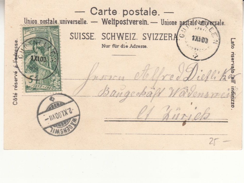 Cartoline postali: Gurtnellen 1900 – Usato da Bürglen TG venduto da StampGraf 1