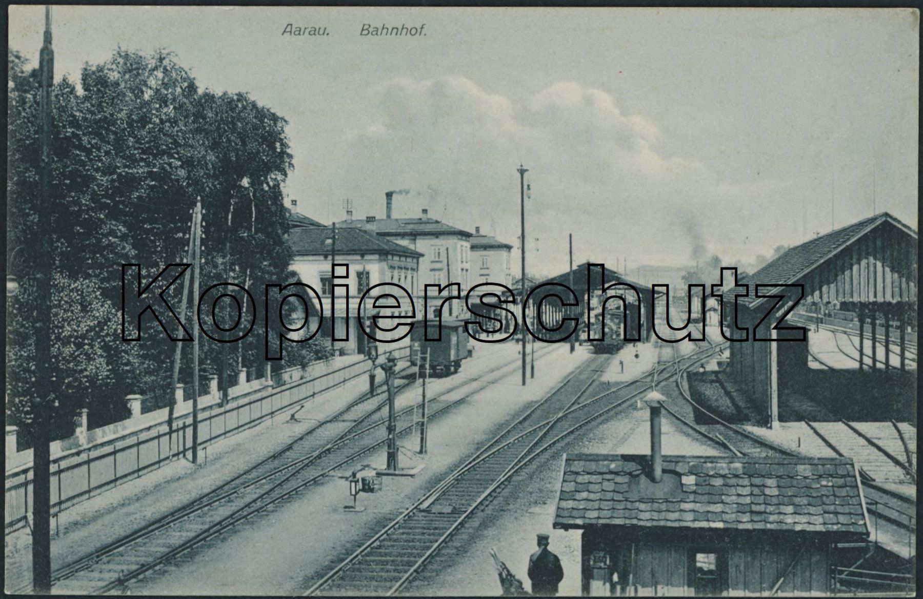 Cartoline postali: AGS Aarau - Bahnhof - Bahn – Nuovo (secondo la descrizione) da Schindellegi venduto da Jonathan77