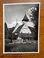 Alte Ansichtskarte von Kirche Scherzlingen, Thun, gelaufen