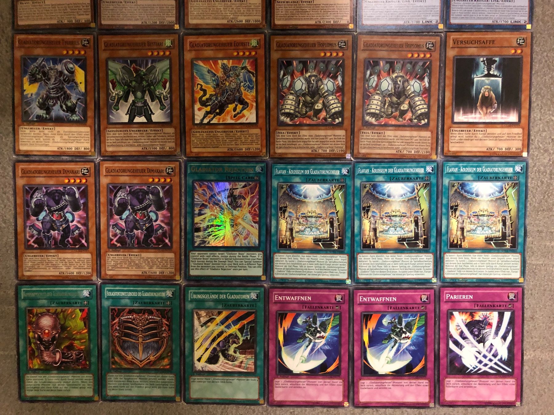 Yugioh Carte collezionabili: YuGiOh Gladiatorungeheuer Deck Set – Nuovo (secondo la descrizione) da Altstätten SG venduto da ChangeMaker 3