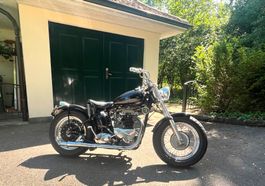 Triumph T6 Café Racer - 1955 - Top Zustand Starrahmen