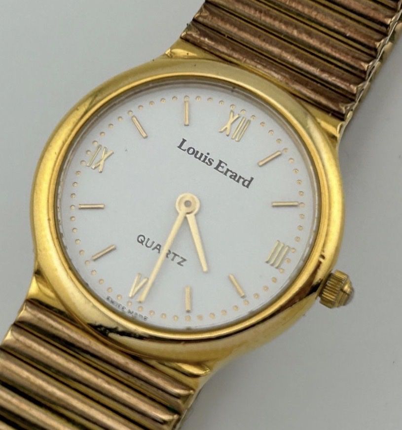 Louis Erard Uhren: Vintage Louis Erard goldfarben – Gebraucht aus Untersiggenthal von TimeandShine
