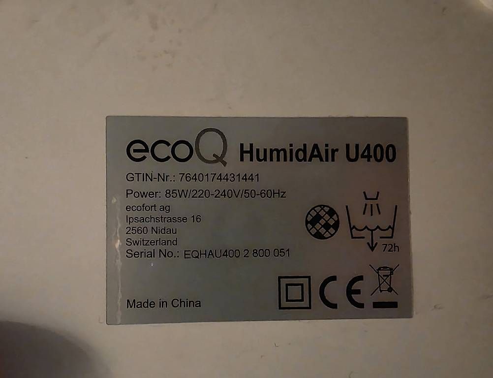 Deumidificatori: Déshumidificateur Ecofort EcoQ U400 – Usato da Ferpicloz venduto da VincentB19 2