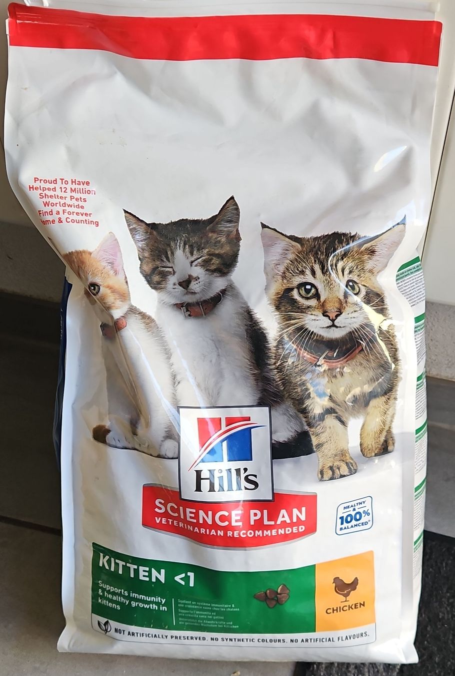 Mangimi: Hill's Science Plan Kitten, Poulet noch ca 4kg drinn – Usato da Winterthur venduto da Reinstein123