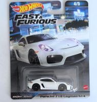Hot Wheels Premium Fast & Furious Porsche 718 Cayman GT4