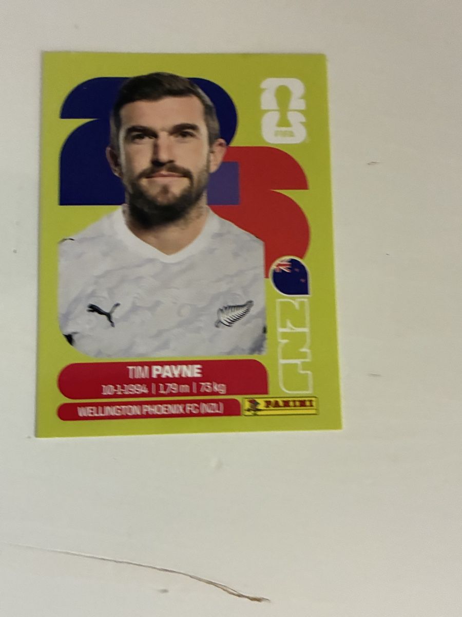 Panini Sammelbilder & Trading cards: FIFA World Cup 2026 Tim Payne Sticker NZL 6 – Gebraucht aus Wettingen von ric_xm6x