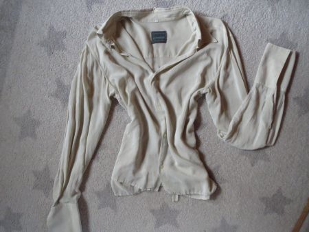 NEUWERTIGE Damen archetipo SEIDEN Bluse Gr 43