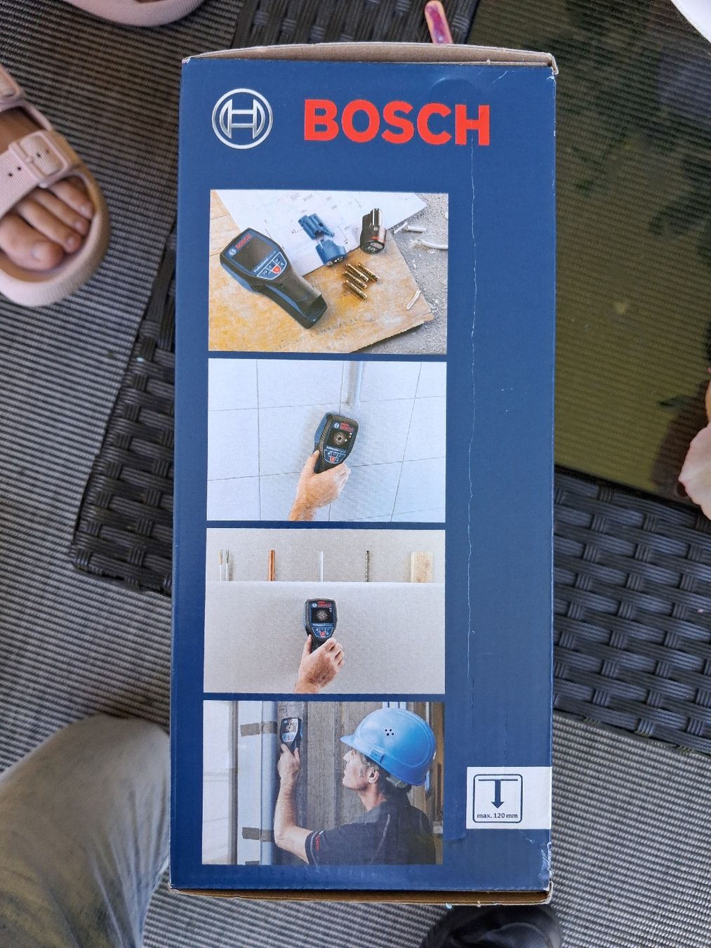 Bosch Tutti gli attrezzi: Bosch D-tect 120 Rilevatore Universale Professional – Nuovo e nell'imballaggio originale da Jona venduto da api_sdn2 1