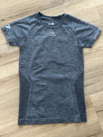 Kalenij Funktionsshirt ca. Gr. M Grau Sport Oberteil 