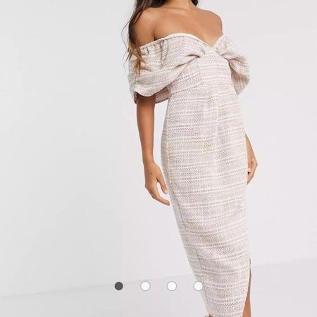 Asos baby pink dress