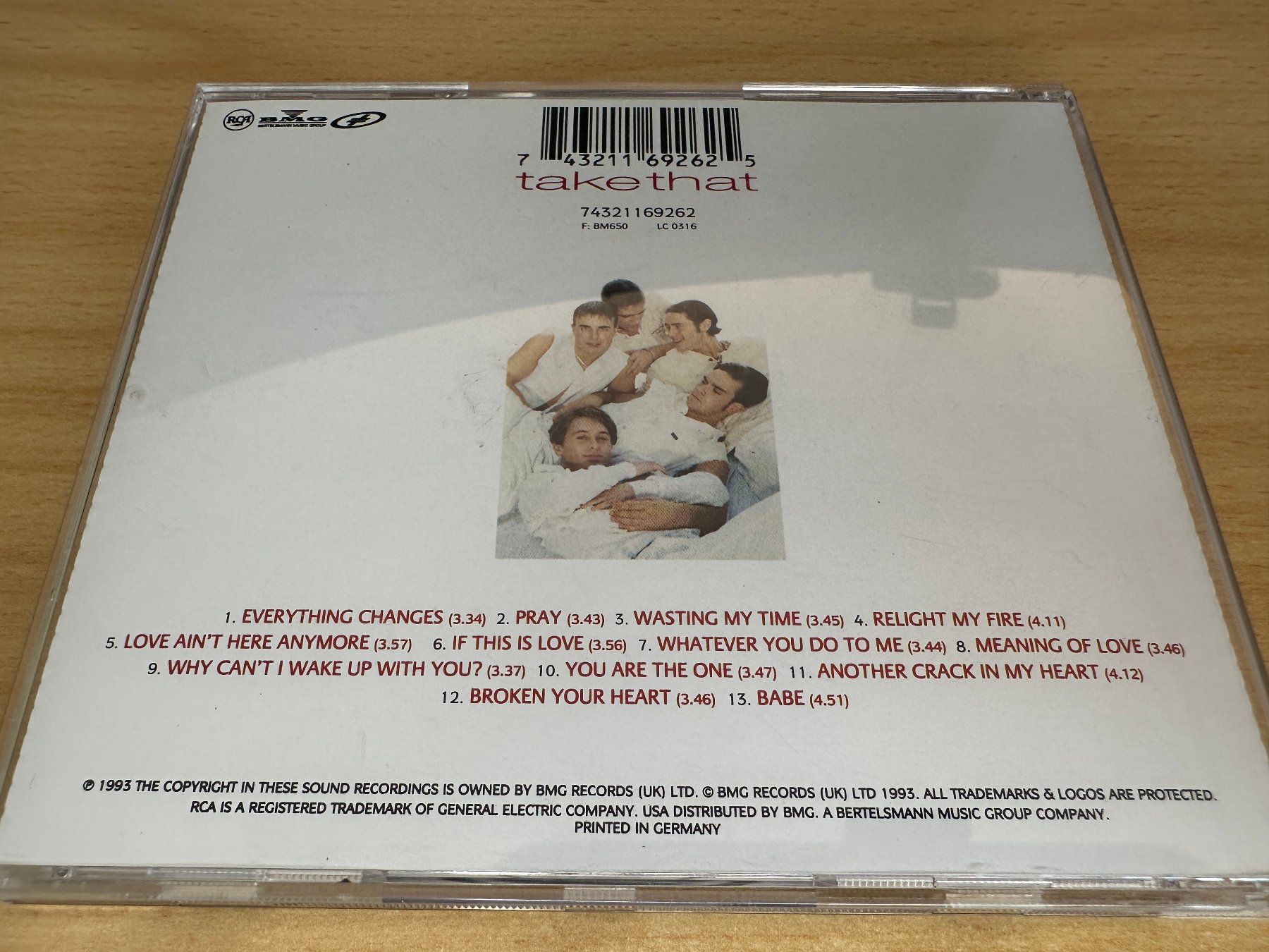 CD: Take That – Everything Changes – Usato da Rikon im Tösstal venduto da Alpenmutz 1