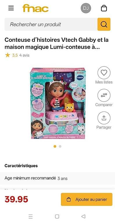 Giocattoli: Console Magi pocket et conteuse histoire Gabby chat  – Usato da Versoix venduto da C0sm0p0l1t4n 4