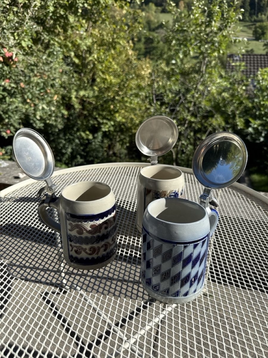 Bicchieri: 3x Goebel Bierkrüge – Usato da Ennetbaden venduto da Silke126 1