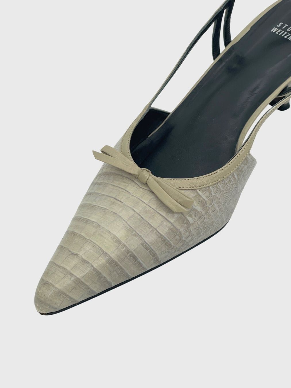 Stuart Weitzman Damenschuhe: Stuart Weitzman Slingback with Bow Slingback EU 42 Beige – Gebraucht aus Zürich von shoe_shop 5