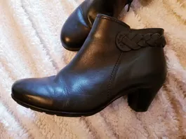 Gabor Stiefelette Damen Echtleder schwarz top Zustand