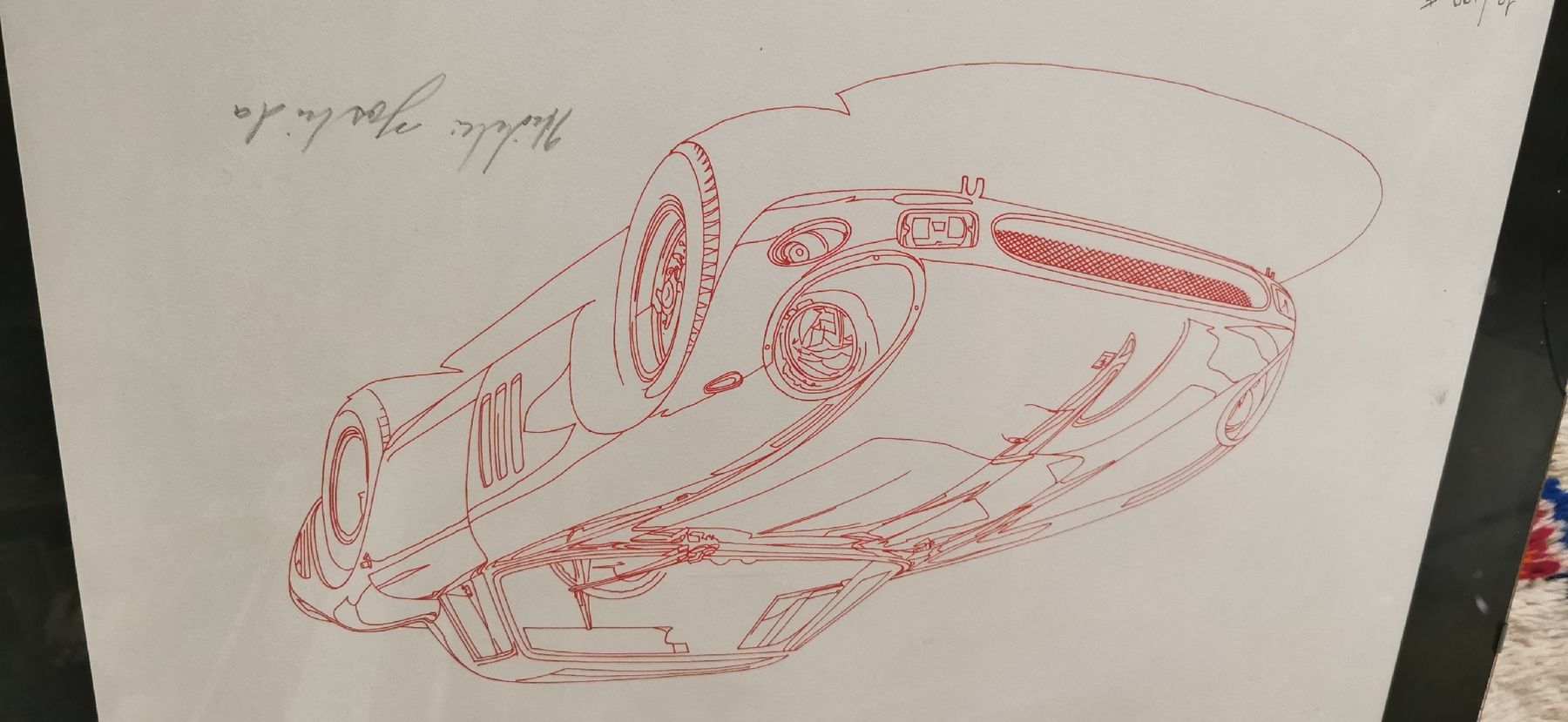 Grafica & Litografie: Prototype lithographie SIGNÉ LE Hideki Yoshida FERRARI – Usato da Vésenaz venduto da Angela.C3 3